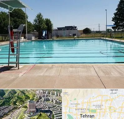 استخر روباز بانوان در شمال تهران 