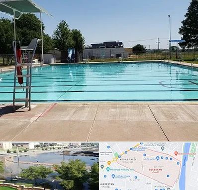 استخر روباز بانوان در گلستان اهواز