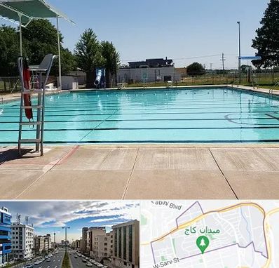 استخر روباز بانوان در سعادت آباد 