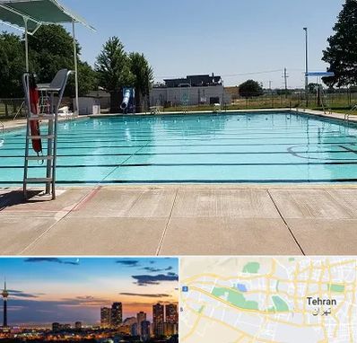 استخر روباز بانوان در غرب تهران 