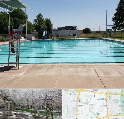 استخر روباز بانوان در باغ فیض