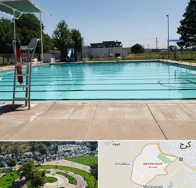 استخر روباز بانوان در مهرشهر کرج 