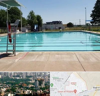 استخر روباز بانوان در عظیمیه کرج 