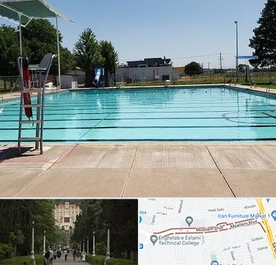 استخر روباز بانوان در بلوار معلم رشت 