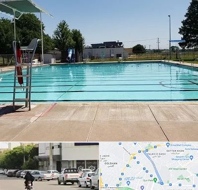 استخر روباز بانوان در قدوسی شرقی شیراز