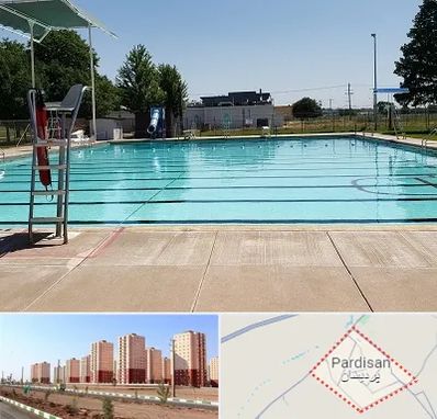 استخر روباز بانوان در پردیسان قم