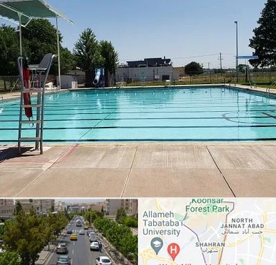 استخر روباز بانوان در شهران 