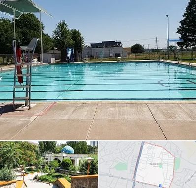 استخر روباز بانوان در باغمیشه تبریز