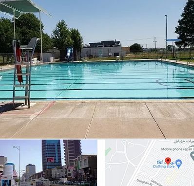 استخر روباز بانوان در چهارراه طالقانی کرج