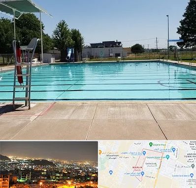استخر روباز بانوان در مارلیک کرج