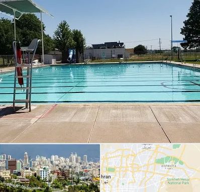 استخر روباز بانوان در شرق تهران 