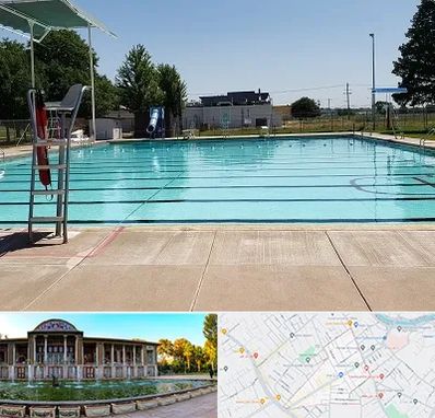 استخر روباز بانوان در عفیف آباد شیراز