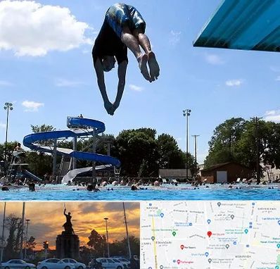 استخر روباز مردانه در میدان حر