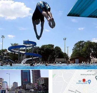 استخر روباز مردانه در چهارراه طالقانی کرج