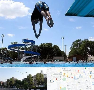 استخر روباز مردانه در میدان کاج