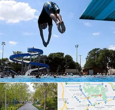 استخر روباز مردانه در قدوسی غربی شیراز