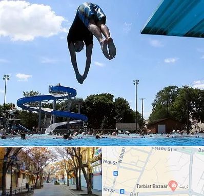 استخر روباز مردانه در تربیت تبریز