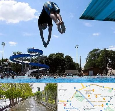 استخر روباز مردانه در خیابان ارم شیراز