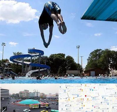 استخر روباز مردانه در میدان انقلاب