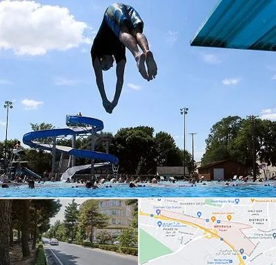 استخر روباز مردانه در مهرویلا کرج