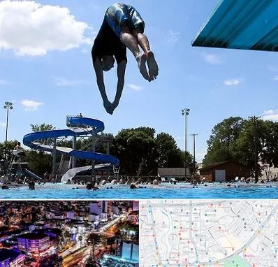 استخر روباز مردانه در منظریه رشت