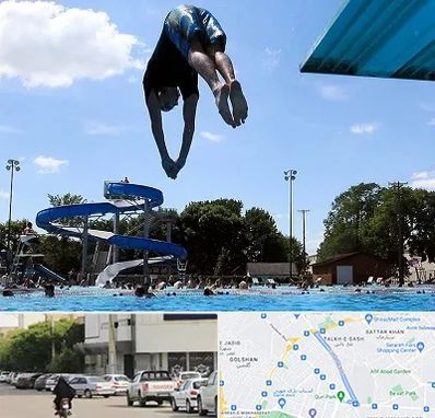 استخر روباز مردانه در قدوسی شرقی شیراز