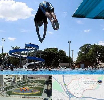 استخر روباز مردانه در مرزداران تبریز