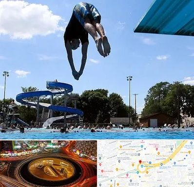 استخر روباز مردانه در میدان ولیعصر