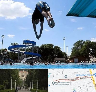 استخر روباز مردانه در بلوار معلم رشت 