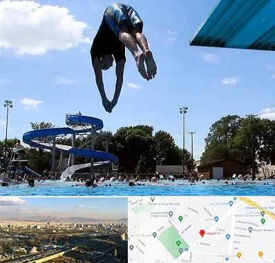 استخر روباز مردانه در هنگام