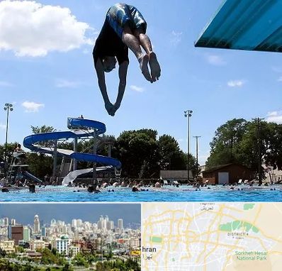 استخر روباز مردانه در شرق تهران 