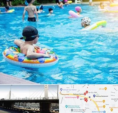 استخر کودکان در پارک وی 