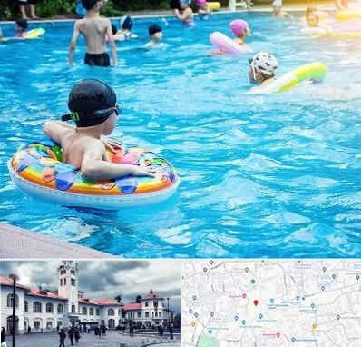 استخر کودکان در میدان شهرداری رشت