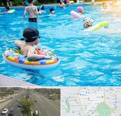 استخر کودکان در منطقه 17 تهران