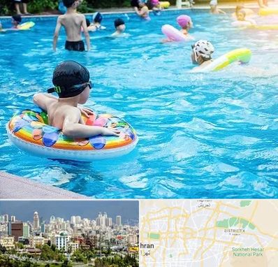 استخر کودکان در شرق تهران 