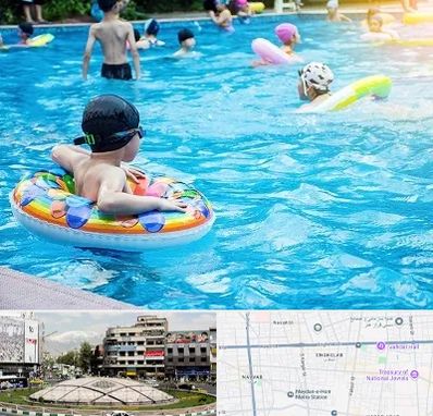 استخر کودکان در مرکز تهران