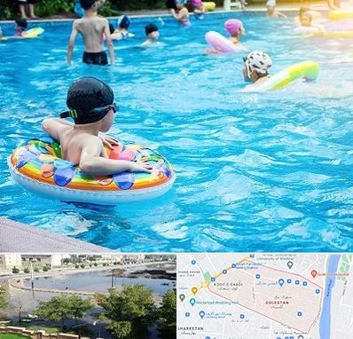 استخر کودکان در گلستان اهواز