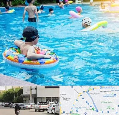 استخر کودکان در قدوسی شرقی شیراز