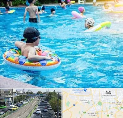 استخر کودکان در جنوب تهران 