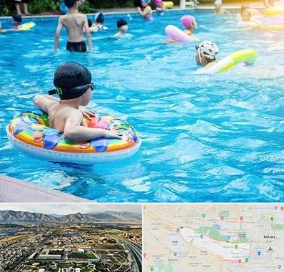 استخر کودکان در منطقه 21 تهران