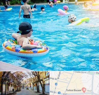 استخر کودکان در تربیت تبریز