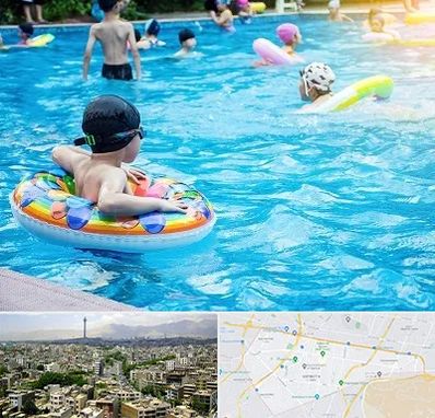 استخر کودکان در منطقه 8 تهران
