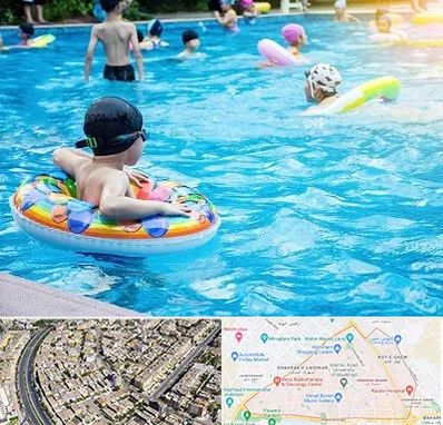 استخر کودکان در شهرک غرب مشهد