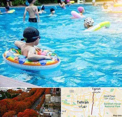 استخر کودکان در ولیعصر 