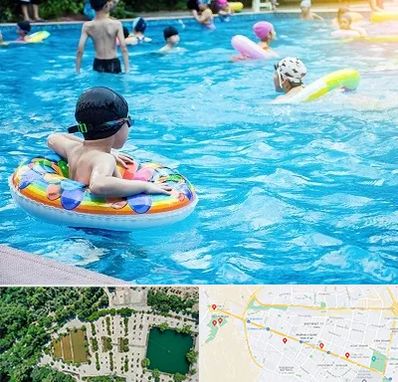 استخر کودکان در وکیل آباد مشهد