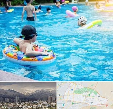 استخر کودکان در منطقه 4 تهران