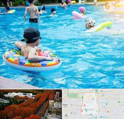 استخر کودکان در منطقه 6 تهران