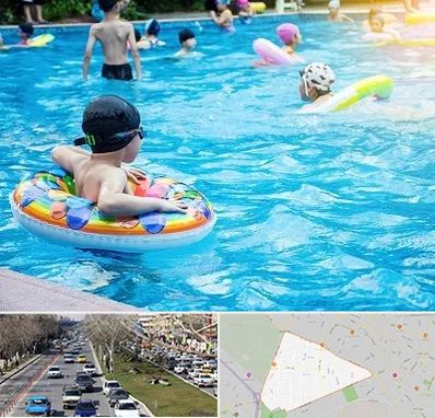 استخر کودکان در احمدآباد مشهد