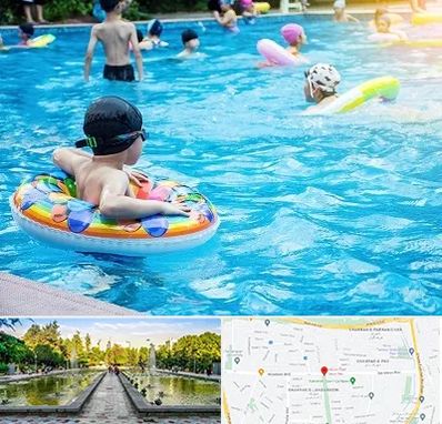 استخر کودکان در سرسبز