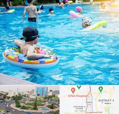 استخر کودکان در ونک 